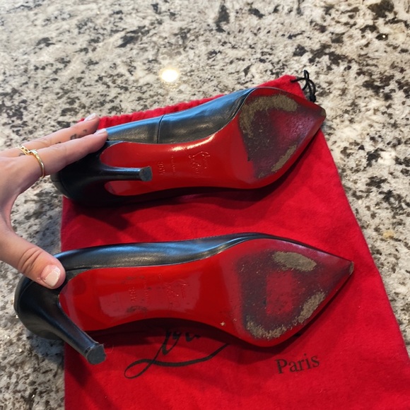 Black Christian Louboutin Stilettos - Picture 2 of 7